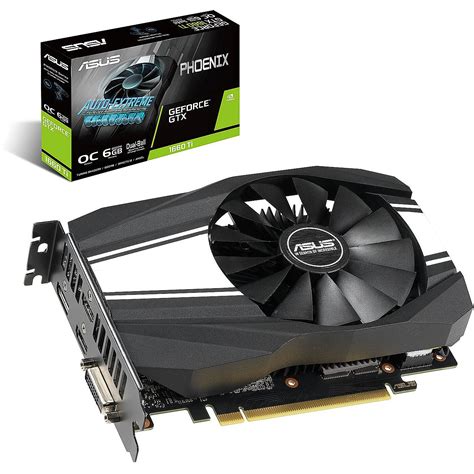 Asus Geforce Gtx 1660 Ti 6gb Gddr6 Phoenix Oc Ph Gtx1660ti O6g