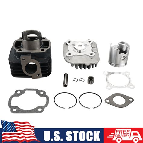 Racing 70cc Big Bore Cylinder Kit Head Rebuild Kit For Yamaha Zuma YW50