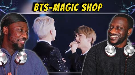 His First Time Hearing BTS - Magic Shop - YouTube