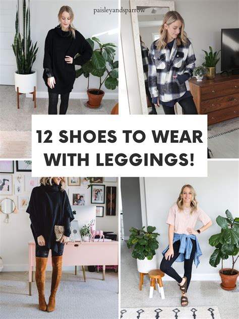 Stylish Shoe Pairings For Your Favorite Leggings Paisley And Sparrow