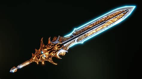 3d Model Blade Of Olympus God Of War Ragnarok Vr Ar Low Poly Cgtrader