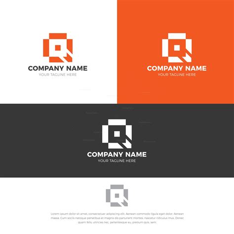 Square Stylish Logo Design Template · Graphic Yard | Graphic Templates ...