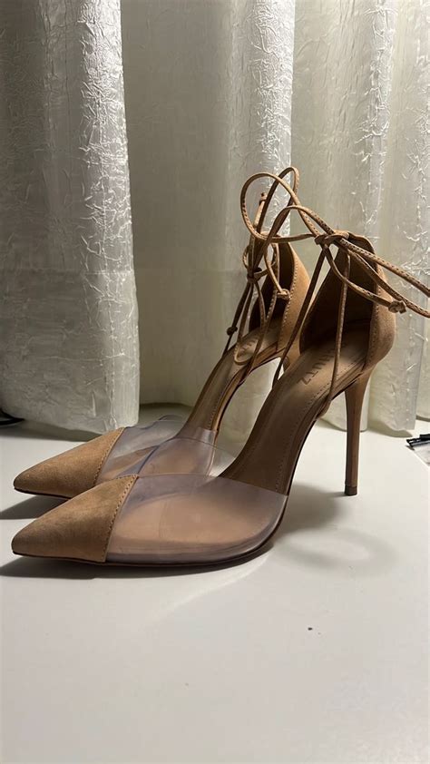 Scarpin Nude Bege Schutz Sapato Feminino Schutz Usado Enjoei