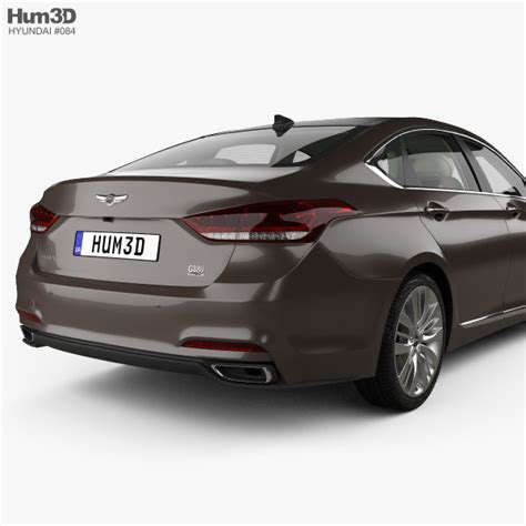 Hyundai Genesis Dh With Hq Interior 2017 3d Model Vehicles On Hum3d