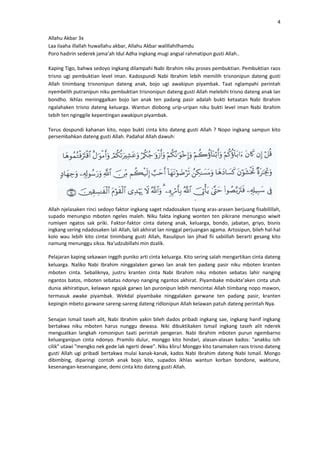 Materi Khutbah Idul Adha 1436 H Jawa PDF