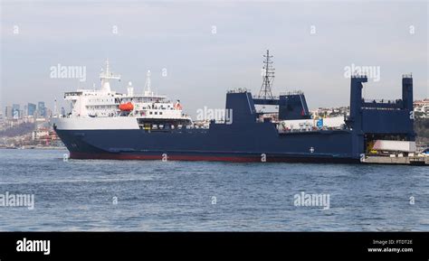 Roro Ship Is Loading In A Port Stock Photo Alamy