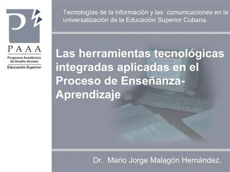 Ppt Tecnolog As De La Informaci N Y Las Comunicaciones En La