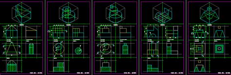 Technical Drawing Exercises In DWG (190.04 KB) | CAD library