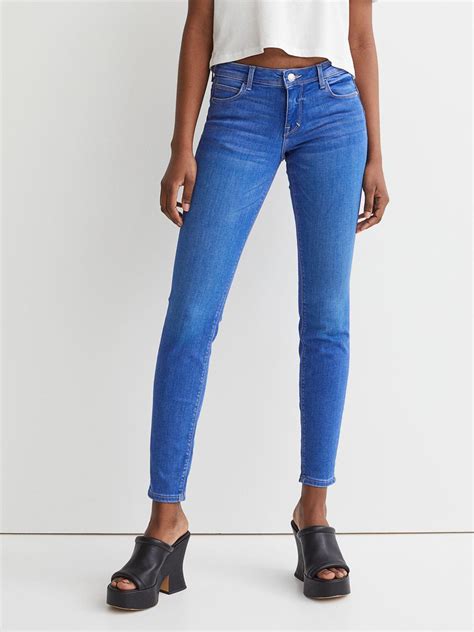 Джинсы Skinny женские H&M XAZ328786TQSZ 36 Светло-синие ...