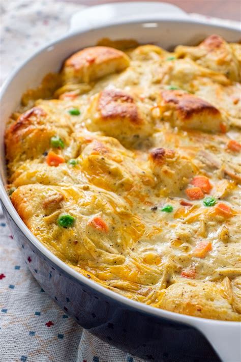 Chicken And Biscuits Casserole Recipe Chicken And Biscuits Biscuits Casserole Casserole