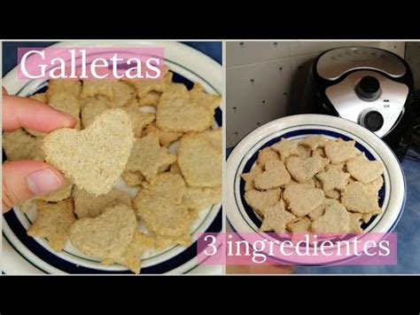 Galletas en freidora de aire 3 ingredientes recetástico