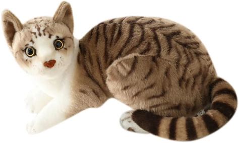 Hpory Gatto Peluche Realistico Peluche Gatto Cuscino A Forma Di Gatto