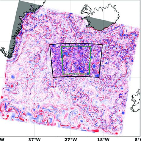 A Snapshot Of The Normalized Surface Vorticity Z F On Feb Obtained