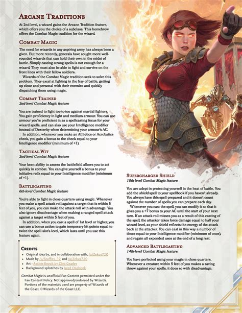 Unearthed Arcana Dungeons And Dragons Classes Dungeons And Dragons