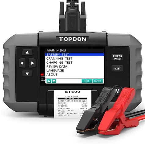 Car Battery Tester Topdon Bt V Battery Tester V V Cranking