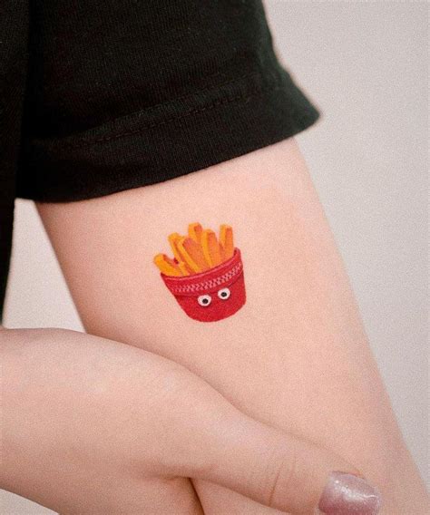 30 Unique French Fries Tattoos For Your Inspiration Style VP Page 3