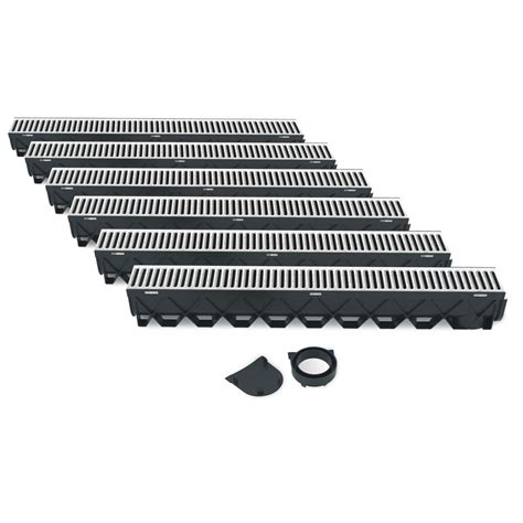 Reln Storm Drain Channel Series With Stainless Steel 6 Pack The