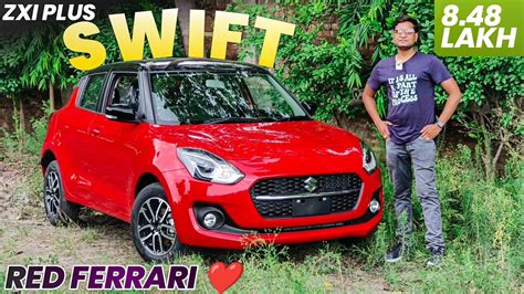 2023 Suzuki Swift Zxi Plus Red And Black Dual Tone Review And