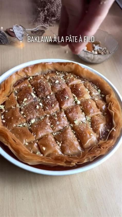 Baklawa Facile La P Te Filo Baklawa Baklava Pistache