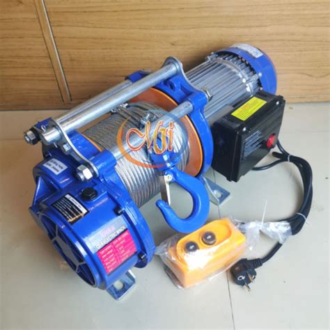 Jual Electric Winch Hoist 1 500kg Sling 100 Meter Weka Germany Wire