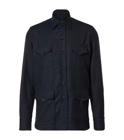 Rubinacci Wool Overshirt Rubinacci