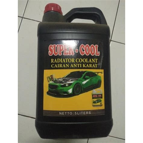 Jual Air Radiator Coolant Warna Merah Super Cool Liter Galon Shopee