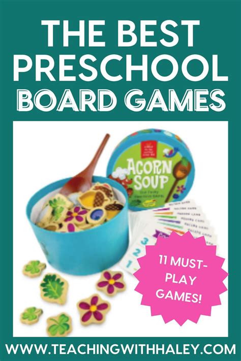 Preschool Board Games | Teaching With Haley O'Connor | Preschool board ...