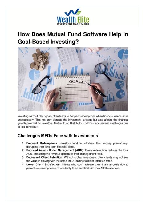 Ppt How Does Mutual Fund Software Help In Goal Based Investing