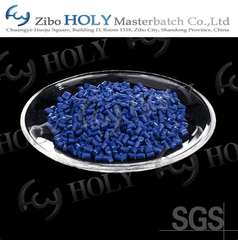 PE Blue Masterbatch For Injection Molding China Filler Material Pack