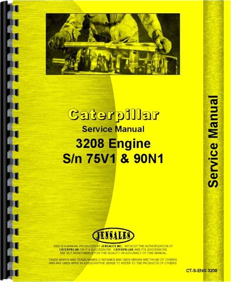 Caterpillar 3208 Engine Service Manual