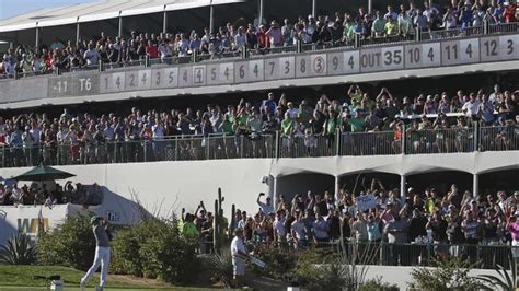 Golf Biggest Ever Crowd Phoenix Open Daily Telegraph