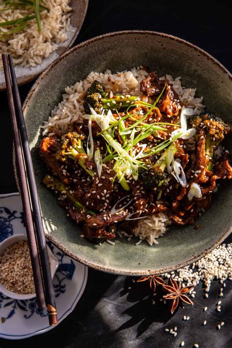 20 Minute Miso Ginger Beef And Broccoli Half Baked Harvest