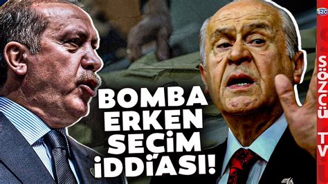 Devlet Bahçeli Erdoğan a Erken Seçim Diyecek Memduh Bayraktaroğlu dan