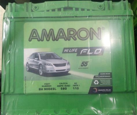 Car Amaron Hi Life Flo Battery Capacity At Rs In Hyderabad