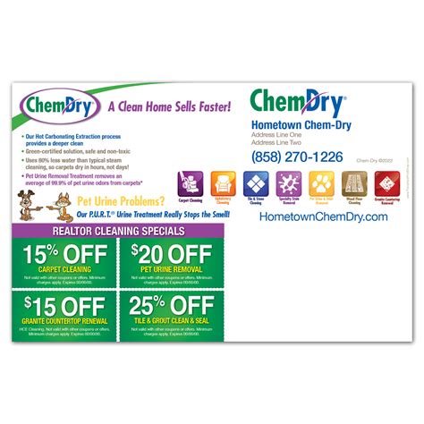 Chem Dry Realtor And Property Postcards Franchise Print Shop