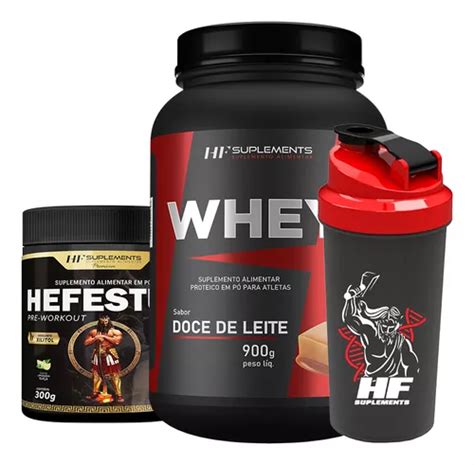 Whey Protein Doce De Leite 900g Pré Treino Limonada Coq