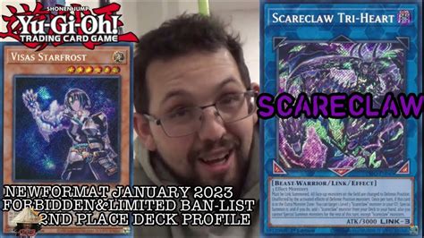 Yugioh New Format January 2023 Local S 2nd Place Deck Profile Scareclaw