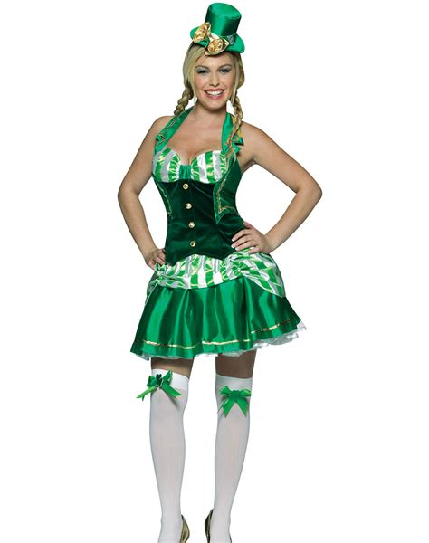 Shamrock Sweetheart St Patricks Day Costume Wholesale Lingerie Sexy