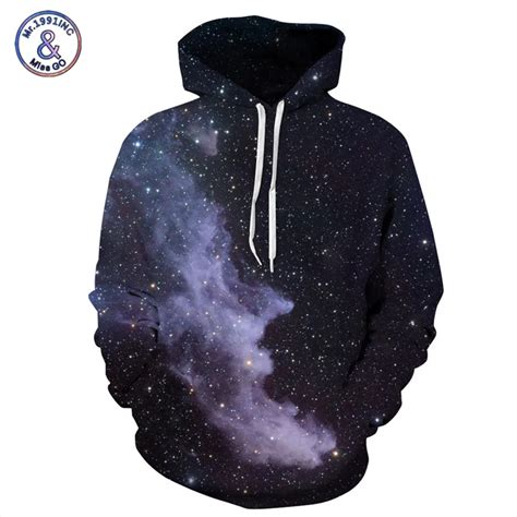 Mr 1991inc New Fashion Black Space Galaxy Sweatshirt Men Women 3d