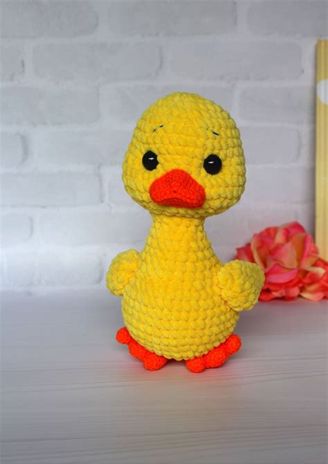 Amigurumi Duck Crochet Pattern Crochet Pattern Plushie Duck Etsy