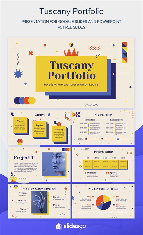 Tuscany Portfolio Google Slides Theme Powerpoint Template Artofit