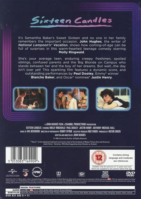 Sixteen Candles Dvd Film