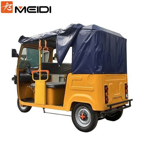 Meidi New Model Taxi Moto Bajaj Tuk Tuk Rickshaw With Canopy Adult 3