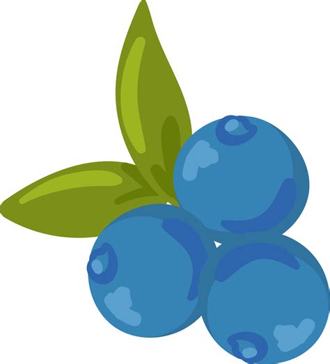 Cartoon Blueberries