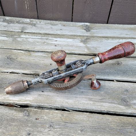 Vintage Millers Falls Drill Eggbeater Single Speed Hand Etsy