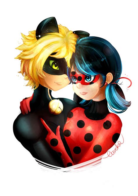 Ladybug and Chat Noir - Miraculous Ladybug Fan Art (39414340) - Fanpop