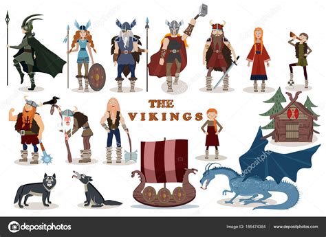 Los Vikingos Personajes De Dibujos Animados Vikingos Valquiria