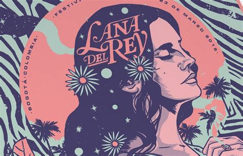 Lana Del Rey Poster Lana Del Rey Concert Print Indie Music Poster