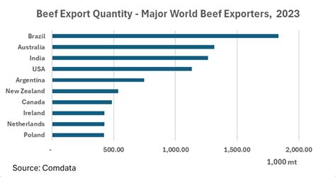 Worlds Largest Beef Producing Countries 1960 To 2019 Top Beef