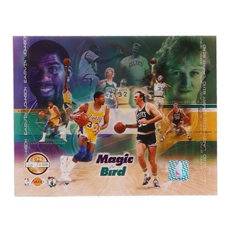 Magic Johnson & Larry Bird LE 8x10 Photo | Pristine Auction